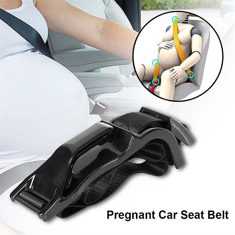 Anypack Maternity Car Seat Belt Black for Pregnancy Comfort Safety - Image 2