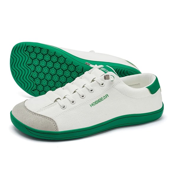 HOBIBEAR Womens Mens Barefoot Shoes | Zero Drop | Wide Toe Casual Canvas Sneakers Minimalist Walking Shoes 1