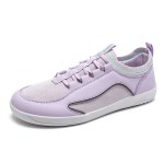 HOBIBEAR Wide Toe Barefoot Sneakers Unisex Mesh Artificial Leather Slip On Shoes Minimalist Casual Walking Sneakers 5