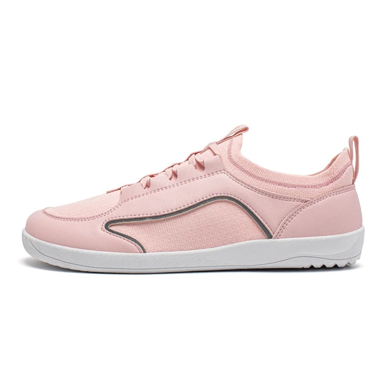 HOBIBEAR Wide Toe Barefoot Sneakers Unisex Mesh Artificial Leather Slip On Shoes Minimalist Casual Walking Sneakers 6