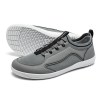 HOBIBEAR Wide Toe Barefoot Sneakers Unisex Mesh Artificial Leather Slip On Shoes Minimalist Casual Walking Sneakers 1