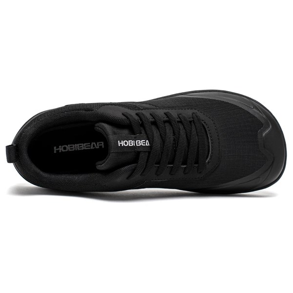 HOBIBEAR Wide Toe Shoes Mens Womens Minimalist Mesh Artificial Leather Sneakers Lace Up Lightweight Breathable Walking Shoes 3