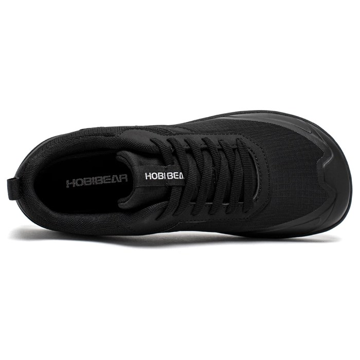 HOBIBEAR Wide Toe Shoes Mens Womens Minimalist Mesh Artificial Leather Sneakers Lace Up Lightweight Breathable Walking Shoes 3
