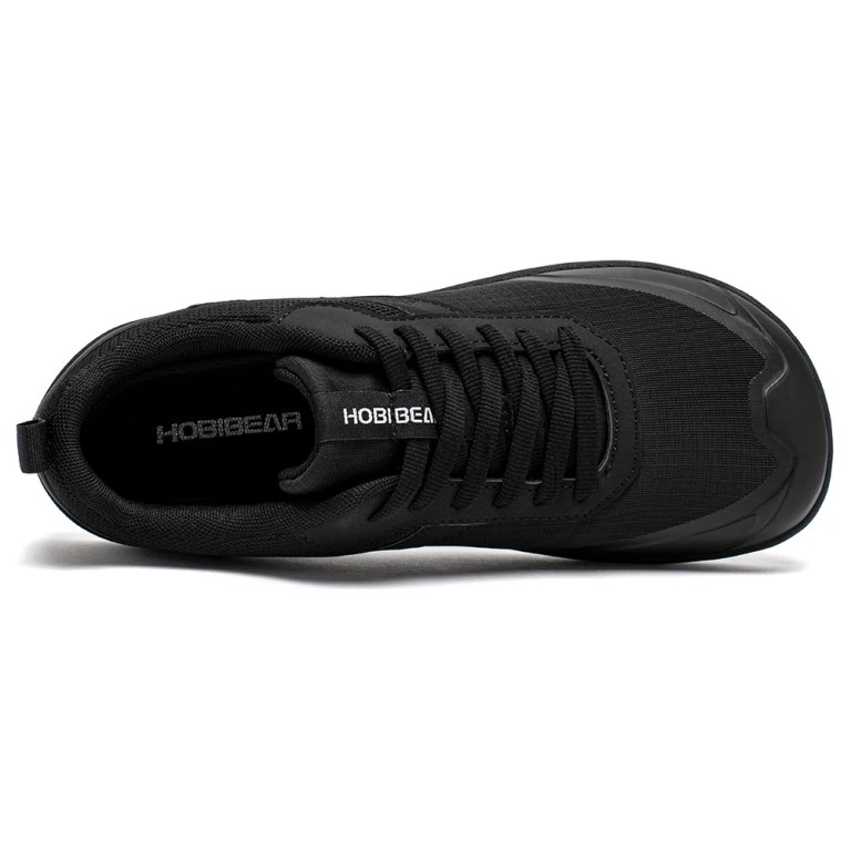 HOBIBEAR Wide Toe Shoes Mens Womens Minimalist Mesh Artificial Leather Sneakers Lace Up Lightweight Breathable Walking Shoes 3