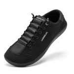 HOBIBEAR Womens Mens Barefoot Shoes | Zero Drop | Wide Toe Casual Canvas Sneakers Minimalist Walking Shoes