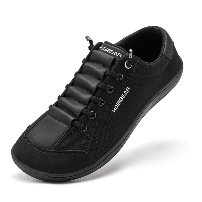 hobibear womens mens barefoot shoes | zero drop | wide toe casual canvas sneakers minimalist walking shoes HOBIBEAR Womens Mens Barefoot Shoes | Zero Drop | Wide Toe Casual Canvas Sneakers Minimalist Walking Shoes