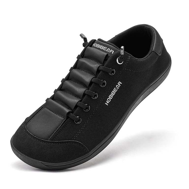 HOBIBEAR Womens Mens Barefoot Shoes | Zero Drop | Wide Toe Casual Canvas Sneakers Minimalist Walking Shoes