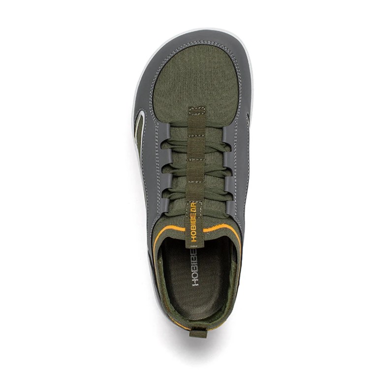 HOBIBEAR Wide Toe Barefoot Sneakers Unisex Mesh Artificial Leather Slip On Shoes Minimalist Casual Walking Sneakers 2