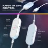 FIFINE RGB Gaming Headset with 7.1 Surround Sound/3-EQ/MIC,Over-ear Headphone with In-line Control for PC PS4 PS5 Ampligame-H6W 5