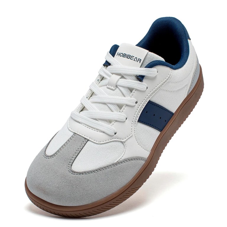 HOBIBEAR Minimalist Wide Toe Shoes Mens Womens Lace Up Mesh Barefoot Sneaker Zero Drop Non Slip Shoes