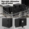 devanti air fryer oven 11l dual zone fryers Non-stick oil basket in dishwasher, easy to clean.