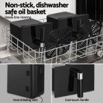 Non-stick oil basket in dishwasher, easy to clean.