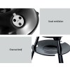 grillz bbq grill charcoal smoker Barbecue ventilation and charcoal shelf features.