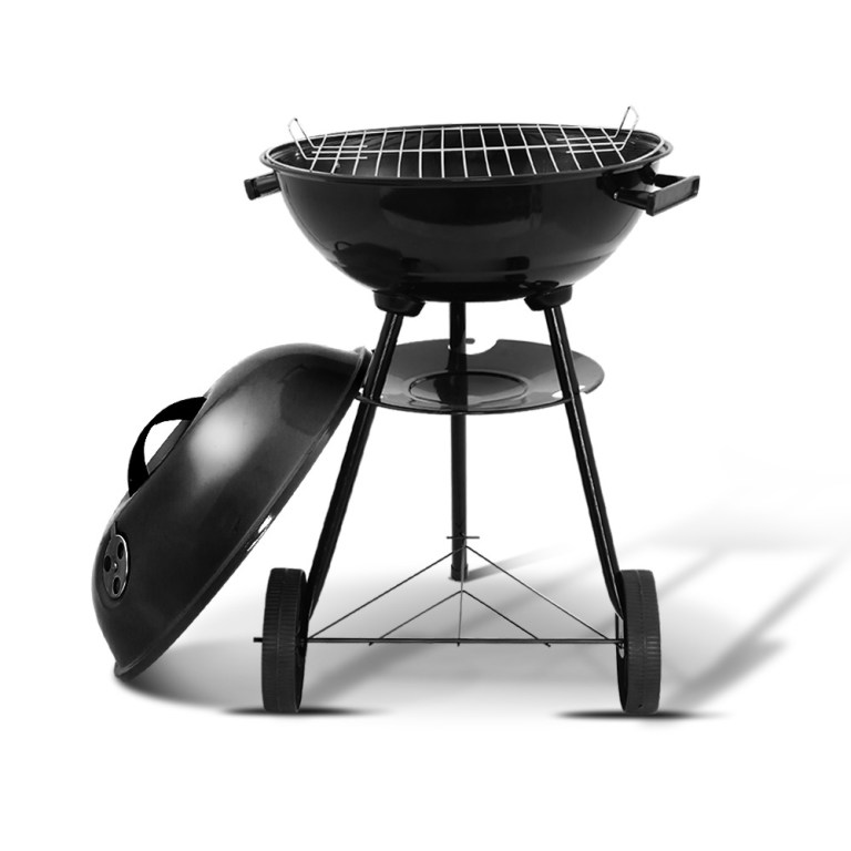grillz bbq grill charcoal smoker Portable charcoal grill with lid and wheels