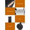 grillz bbq grill 2 in 1 offset charcoal smoker Barbecue grill features: heat-resistant handle, storage, chimney, wheels.