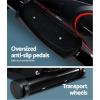 everfit exercise bike elliptical cross trainer home gym fitness machine lcd Exercise equipment with large anti-slip pedals and wheels.