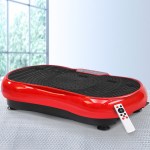 fit h vp round rd 5064 07.jpg Red vibration plate exercise machine with remote control.