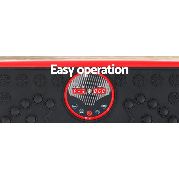 Control panel with digital display and controls