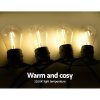 Four warm-glow light bulbs, 2200K temperature