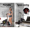 everfit rowing machine air rower exercise fitness gym home cardio Compact exercise bike, portable and foldable for storage.