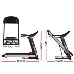 Home gym treadmill dimensions: 70cm, 127cm, 160cm.