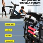 Home gym with massage and workout features