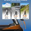 everfit treadmill electric home gym fitness exercise machine w/ massager 480mm Treadmill with 15 incline levels for varied training.