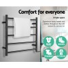 Towel rack with space for drying clothes