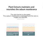 Healthy vs damaged skin barrier illustration.