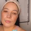 hydrating face mask | super hydration | silky skin & fine pore Woman with headband, timestamp on photo.