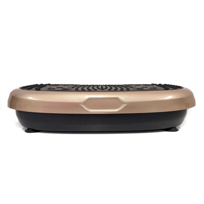 Compact vibrating exercise platform machine
