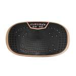 gold mini vibration platform magnet therapy vibrating machine exercise plate Electric foot massager with control buttons.