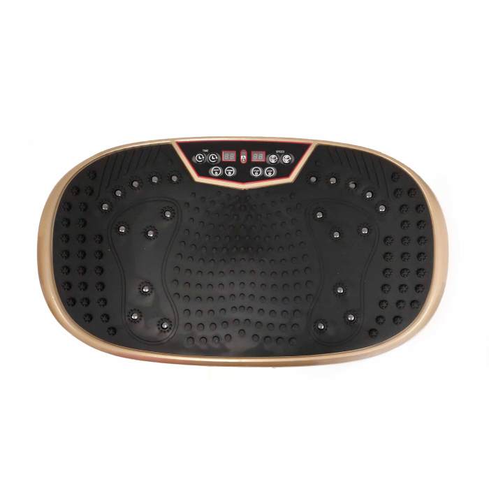 Electric foot massager with control buttons.