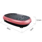 gold mini vibration platform magnet therapy vibrating machine exercise plate Pink vibration plate dimensions: 60x34x13.5 cm.
