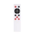 gold mini vibration platform magnet therapy vibrating machine exercise plate Remote control with multiple buttons and symbols.
