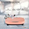 Mini vibration platform with accessories for exercise.