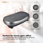 200W vibration plate with 99 speed levels, home use.