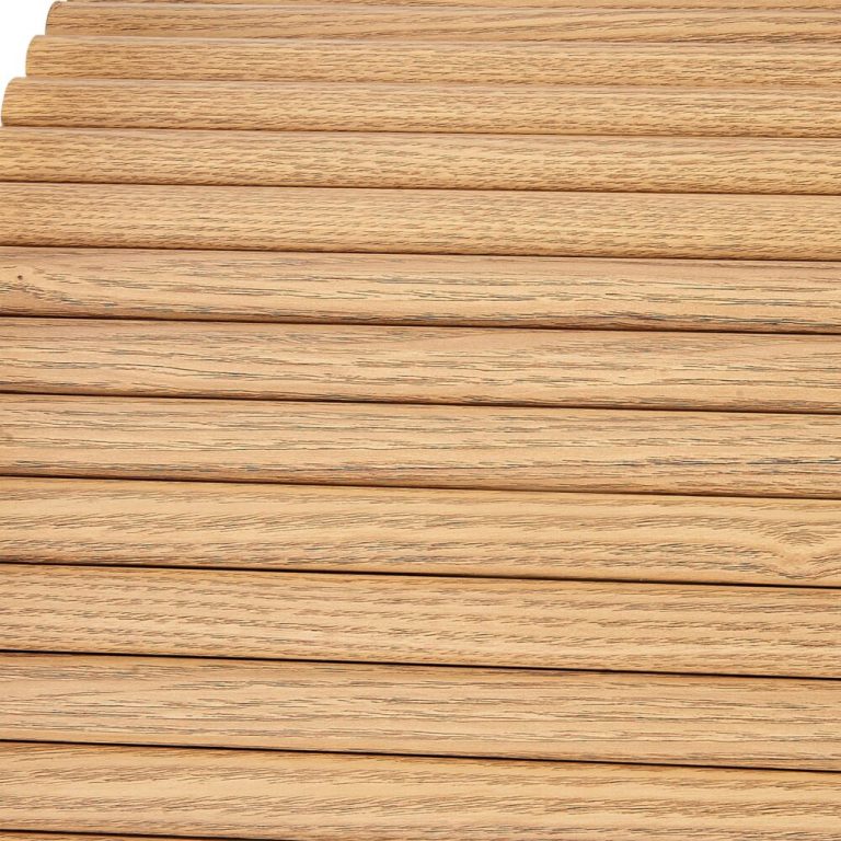 Wooden slats with natural grain texture, horizontal pattern.