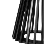 Palmer Black Pine Slatted Coffee Table