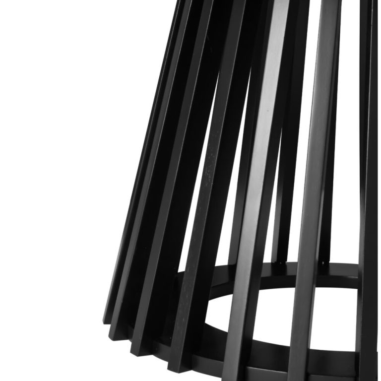Palmer Black Pine Slatted Coffee Table