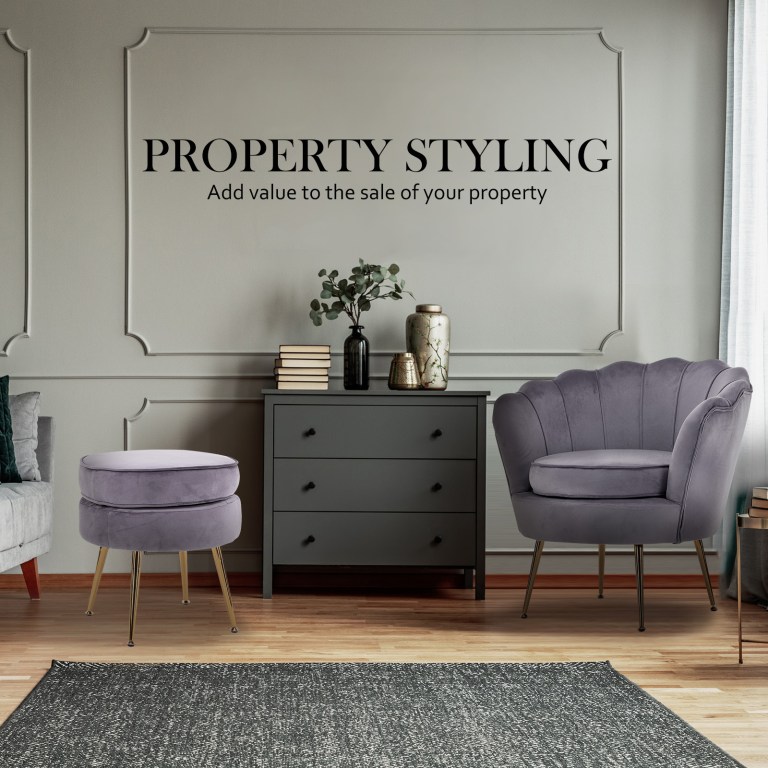 Elegant living room with stylish furniture