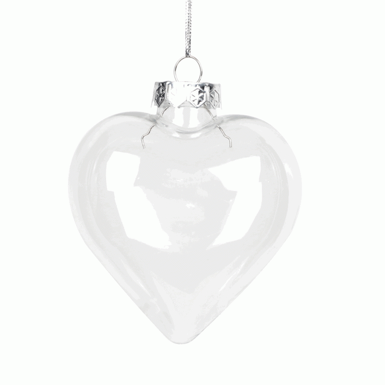 v382 heartbaublex5 202503040845 00.gif Clear heart-shaped glass ornament hanging