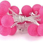 v382 hotpinkballbatt20 202504030816 00.jpg Pink string lights in a ball shape.