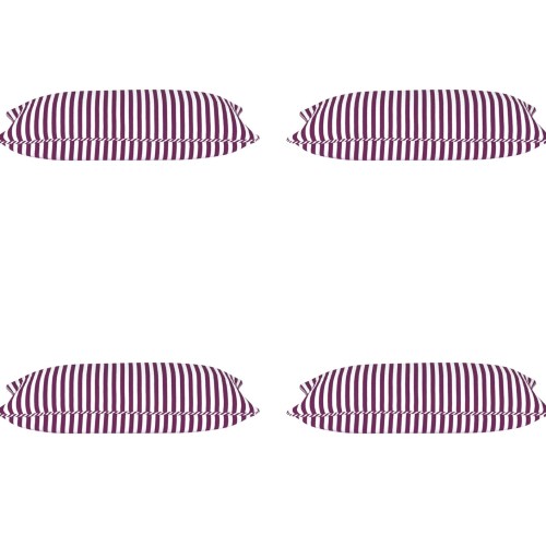 v416 446150f20pk4 142236 00.jpg Four purple striped pillows on display.