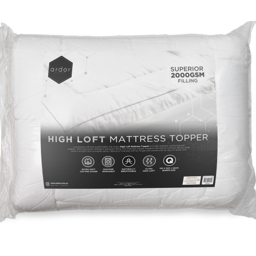 v441 mt4008wtekbvac 202503211550 00.jpg High loft, extra soft mattress topper packaging.