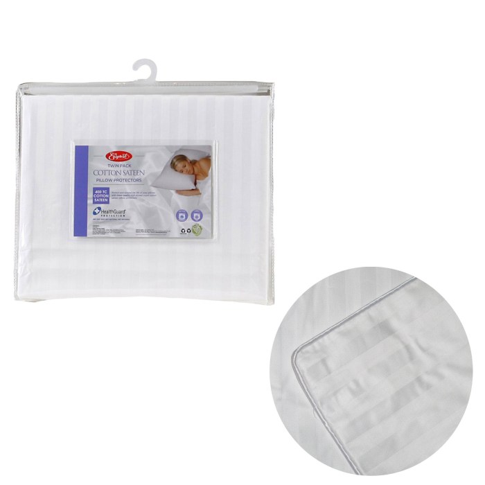v442 ert pillowp 400tccottonsateen white st 78083 00.jpg Cotton sateen pillow protectors twin pack.