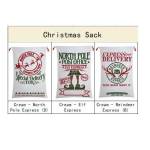 large christmas xmas hessian santa sack stocking bag reindeer children gifts bag, cream reindeer girl makeup Christmas sack designs: North Pole, Elf, Reindeer Express.