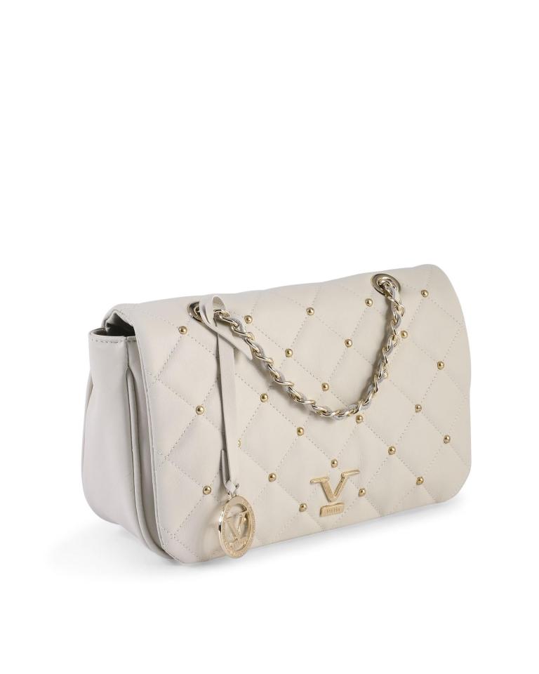 Luxury quilted handbag with chain strap
