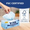 Viva rinse and reuse towels, FSC certified.