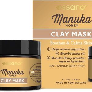 Manuka Honey Clay Mask, soothes and calms skin.